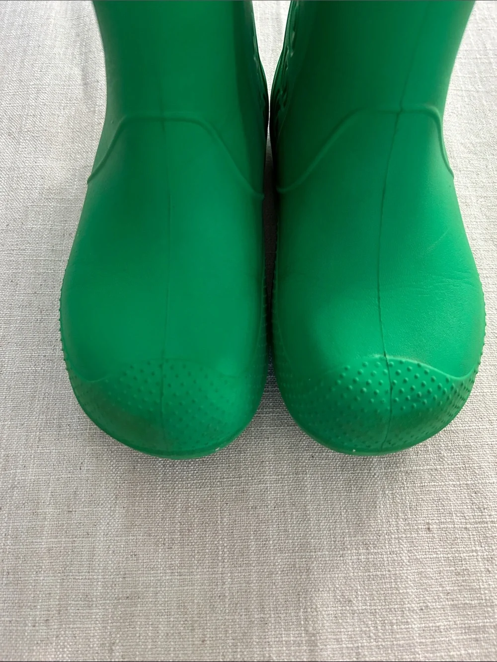 CROCS Handle It Rain-boot Kids' Green Size 2 Waterproof Playful Boots